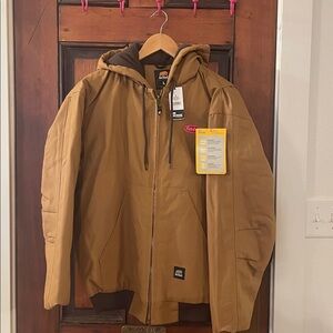 Berne Canvas Heavy Full Zip Peterbilt Jacket Quilt-Lined Men’s Coat  L 44-46 NWT
